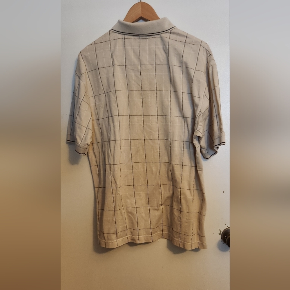 Ping Men's Light Tan Checkered Shirt - Picture 5 of 5